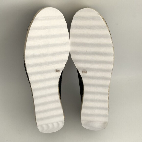 New INC International Concepts Abrelia Sneakers Perforated Espadrille Black 10 - Picture 9 of 11